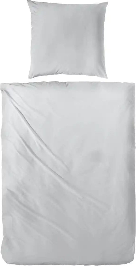 Perkal Bettwäsche-Set ¦ grau ¦ Maße (cm): B: 155 H: 1 Bettwaren > Bettwäsche > Bettwäsche ganzjährig - Höffner