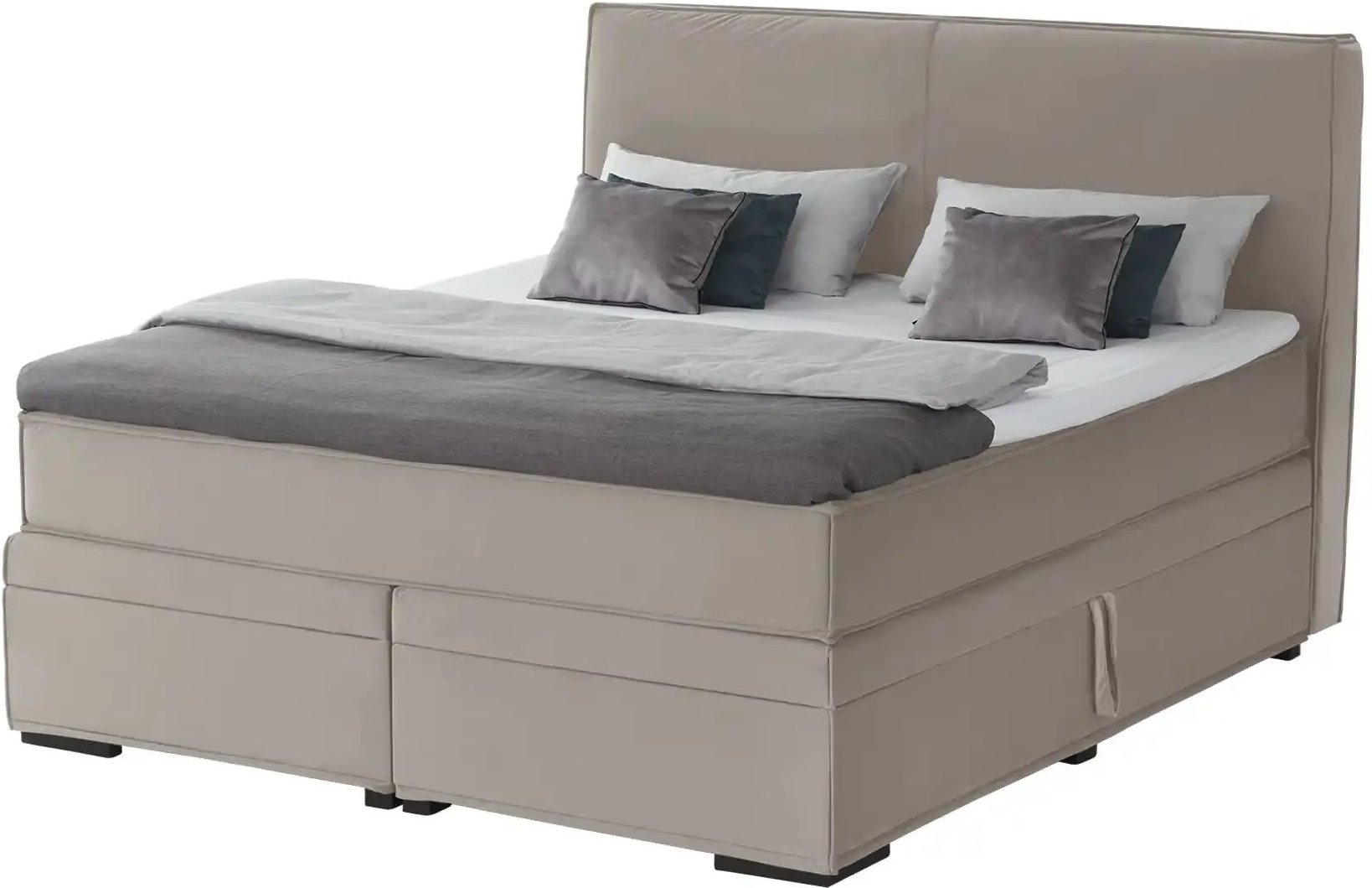 Boxi Boxspringbett mit Bettkasten Boxi Urban ¦ beige ¦ Maße (cm): B: 180 H: 125 Betten > Boxspringbetten - Höffner