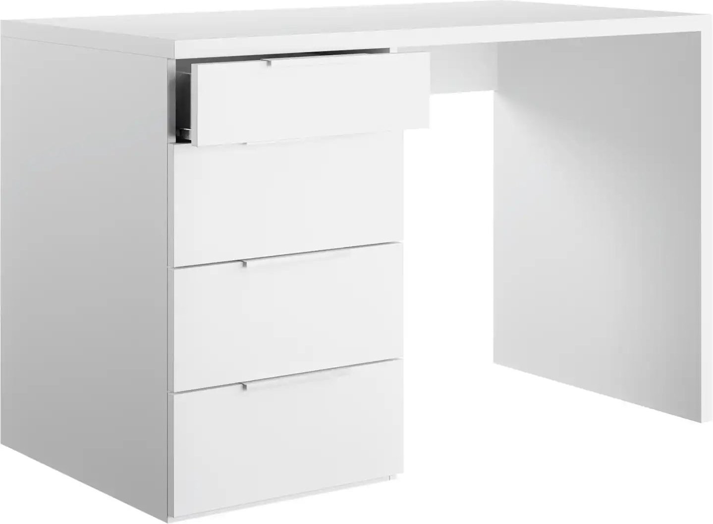 Schreibtisch Este ¦ weiß ¦ Maße (cm): B: 109,9 H: 75,4 T: 59.6 Tische > Schreibtische - Höffner