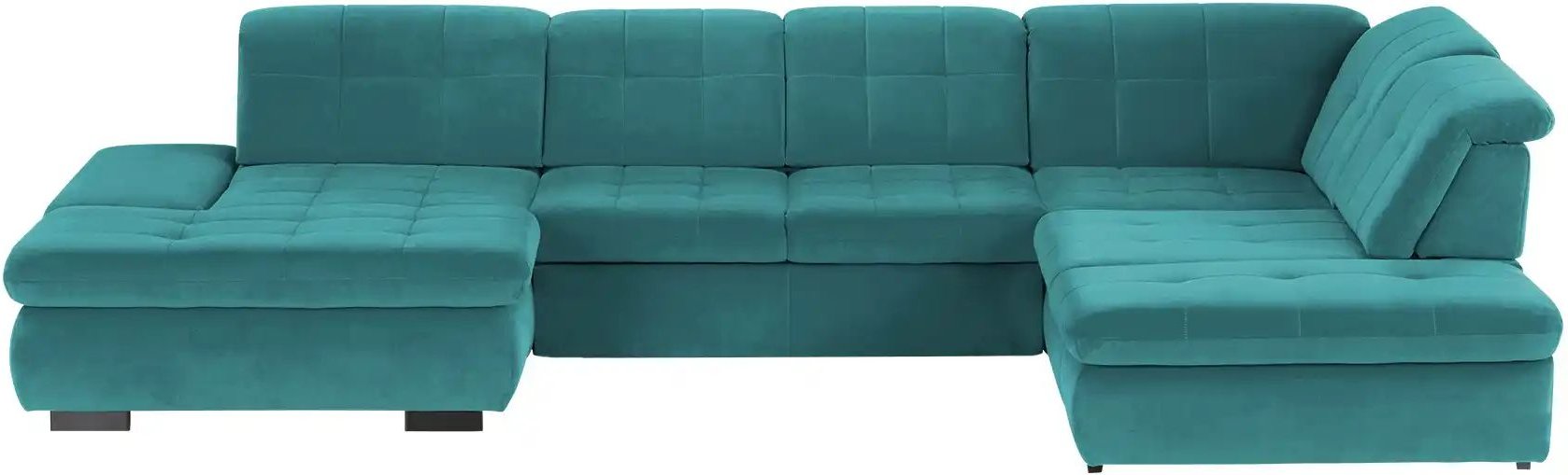 Lounge Collection Wohnlandschaft  Spencer ¦ türkis/petrol ¦ Maße (cm): B: 382 H: 102 T: 260.0 Polstermöbel > Sofas > Woh...