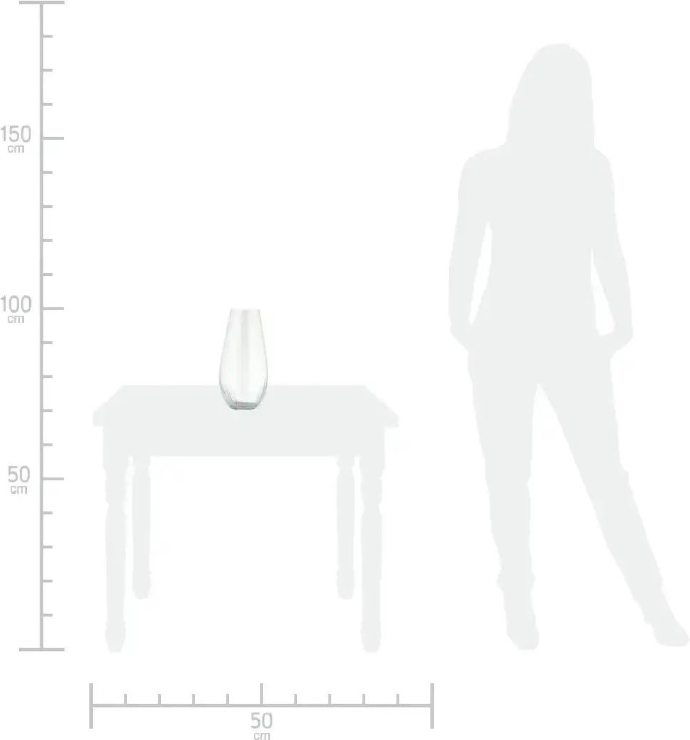 Peill+Putzler Vase Waterfall ¦ transparent/klar ¦ Glas ¦ Maße (cm): H: 30,5 Ø: 14 Accessoires > Vasen - Höffner