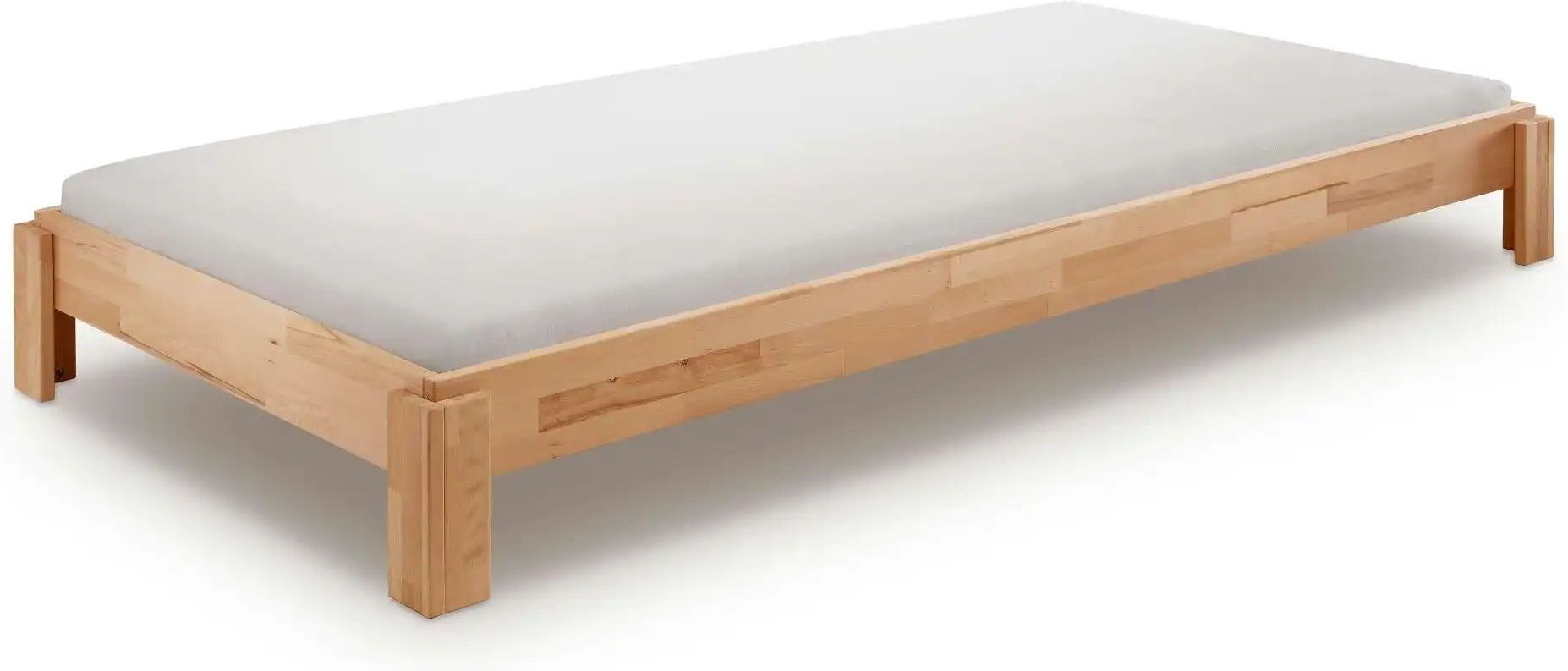 Stapelbett aus Massivholz Denver ¦ holzfarben ¦ Maße (cm): B: 98 H: 24 Betten > Bettgestelle - Höffner