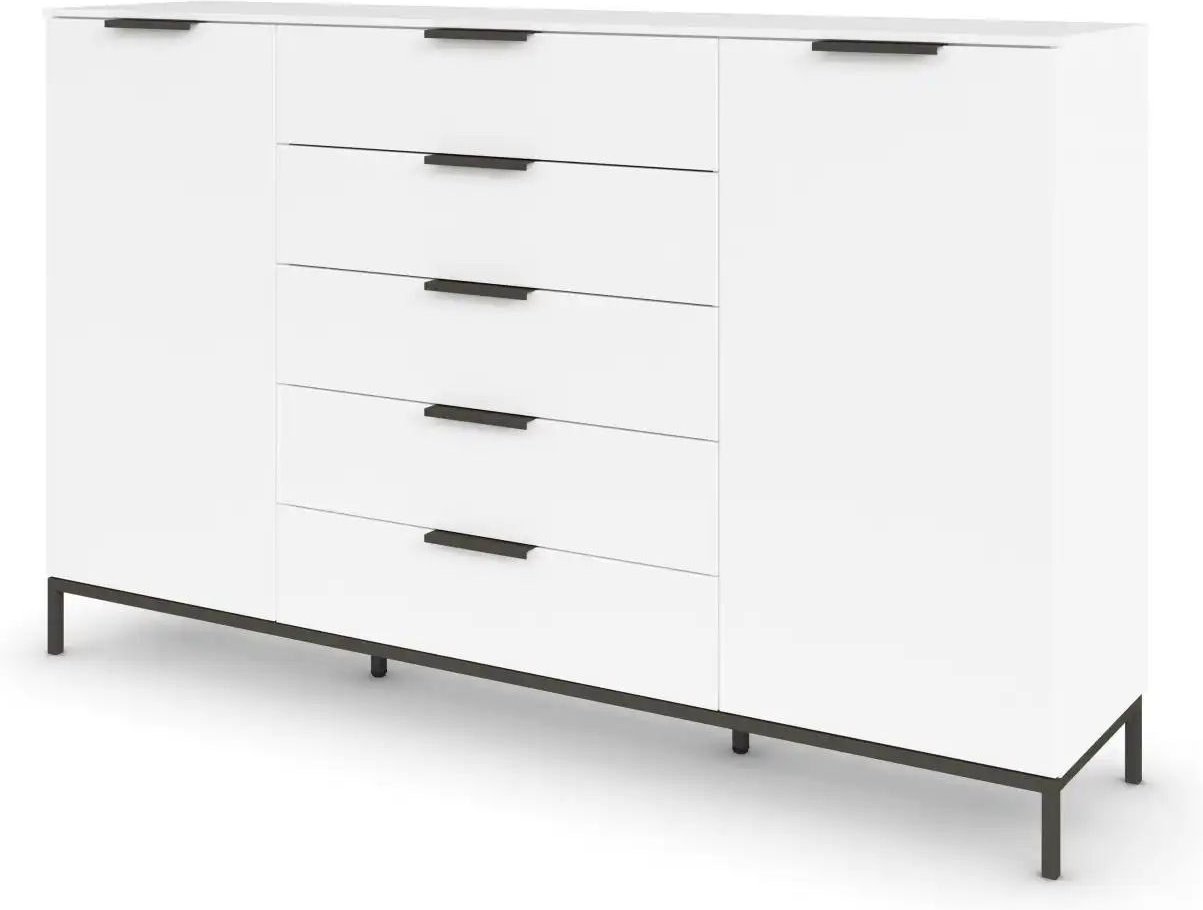 Highboard Frome ¦ weiß ¦ Maße (cm): B: 180 H: 111 Kommoden & Sideboards > Highboards - Höffner