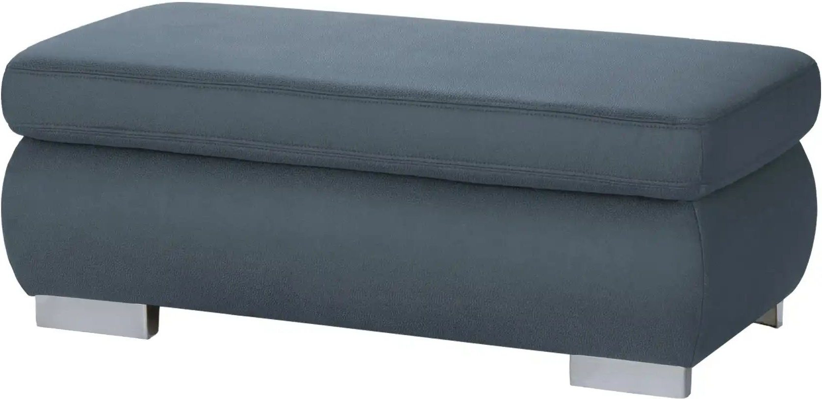 Lounge Collection XXL-Hocker Kathrin ¦ blau ¦ Maße (cm): B: 129 H: 47 T: 64.0 Polstermöbel > Hocker - Höffner