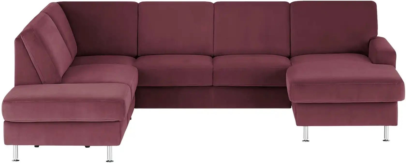 Thumbnail - meinSofa Wohnlandschaft Mit verschiedenen Funktionen verfügbar Jana ¦ lila/violett ¦ Maße (cm): B: 309 H: 87 T: 235.0 Po...