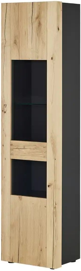 Vitrine Light Line 6 ¦ holzfarben ¦ Maße (cm): B: 53 H: 204 T: 40.0 Schränke > Vitrinen - Höffner