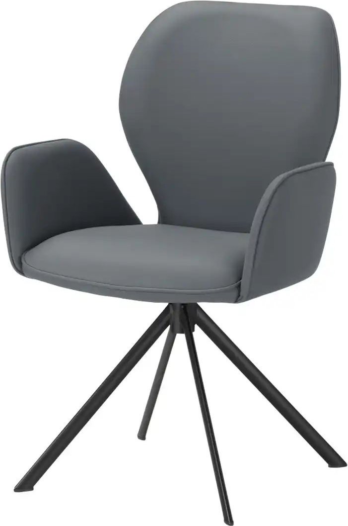 Thumbnail - Wohnwert Esszimmerstuhl Lea ¦ grau ¦ Maße (cm): B: 62 H: 92 T: 46.0 Stühle > Küchenstühle > Küchenstühle mit Armlehnen ...