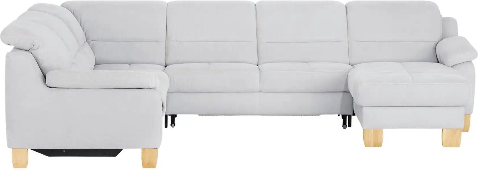 meinSofa Wohnlandschaft aus Mikrofaser Hanna ¦ grau ¦ Maße (cm): B: 322 H: 84 T: 264.0 Polstermöbel > Sofas > Wohnlandsc...