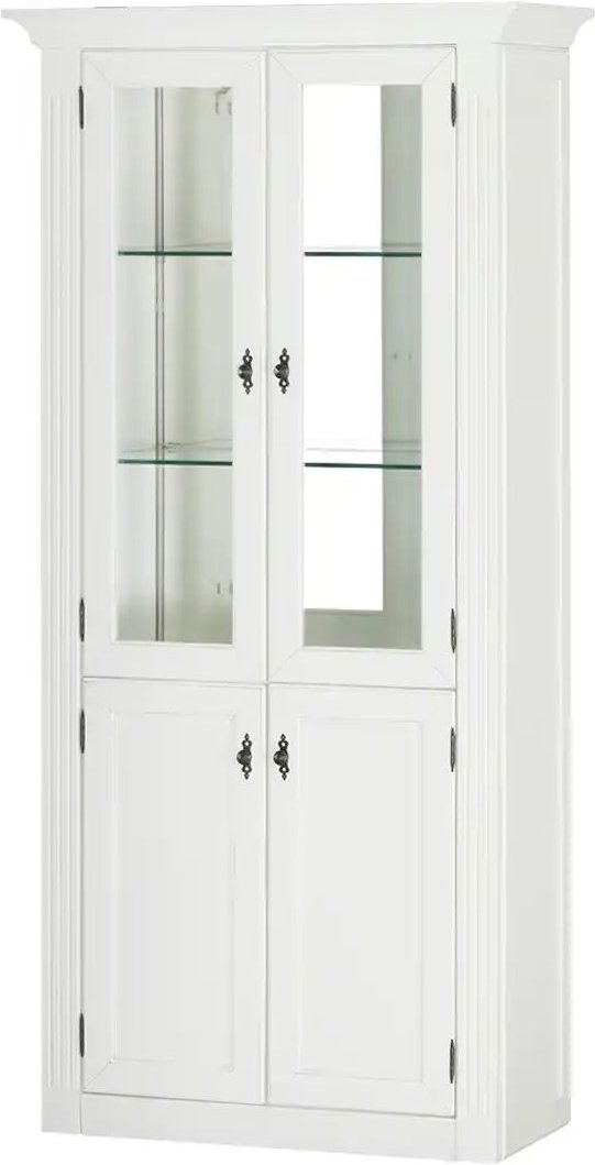 maison bleue Vitrine Petit Chalet ¦ weiß ¦ Maße (cm): B: 92 H: 191 T: 44.0 Schränke > Vitrinen - Höffner