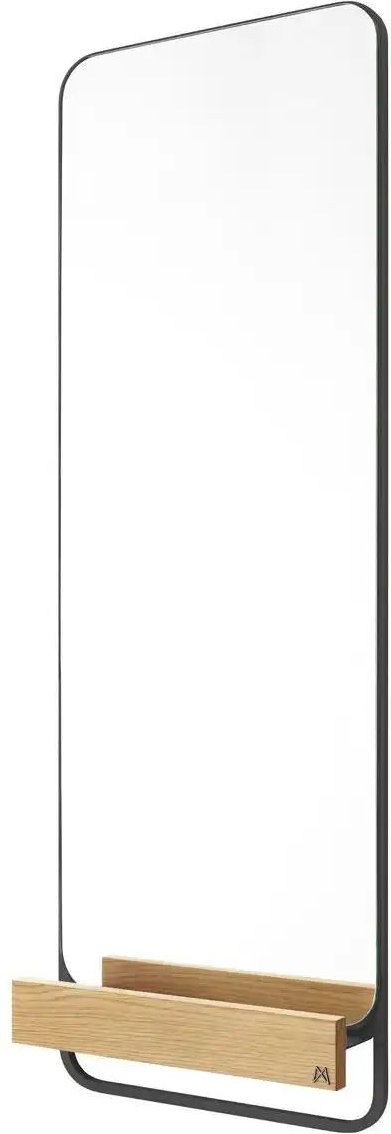 Spiegel ¦ schwarz ¦ Maße (cm): B: 33 H: 100 T: 9.8 Accessoires > Spiegel - Höffner