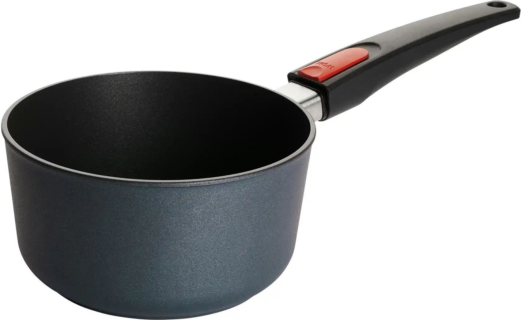 WOLL Guss-Stieltopf Diamond Lite ¦ schwarz ¦ Aluminium-Guss ¦ Maße (cm): H: 9,5 Ø: 18 Töpfe & Pfannen & Zubehör > Töpf...