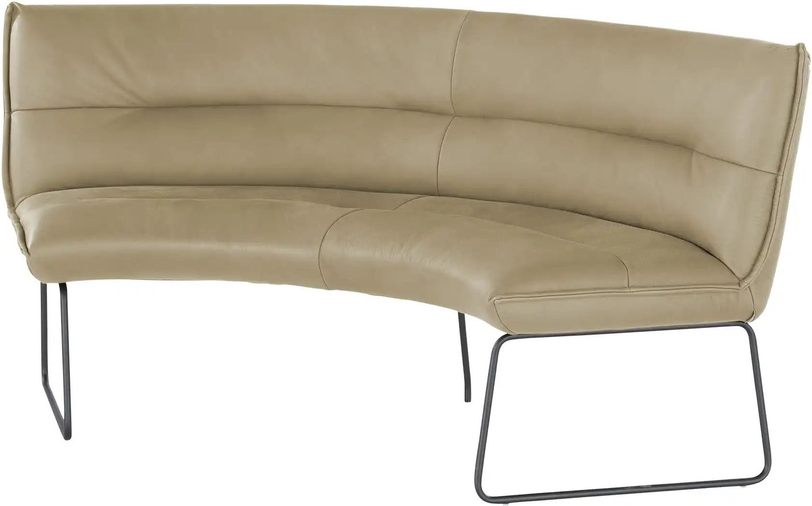 KOINOR Rundbank Leder Essay ¦ beige ¦ Maße (cm): B: 194 H: 89 T: 92.0 Bänke > Einzelbänke - Höffner