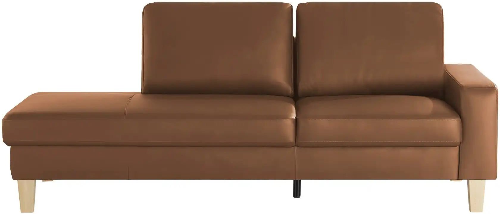 Recamiere aus Leder Bena ¦ braun ¦ Maße (cm): B: 213 H: 86 T: 97.0 Polstermöbel > Sofas > Einzelsofas - Höffner