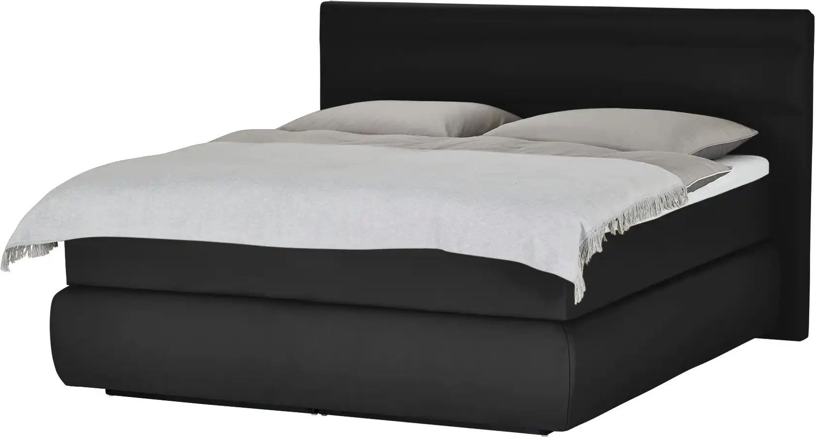 Wohnwert Boxspringbett Dormian Bolge High ¦ schwarz ¦ Maße (cm): B: 220 H: 122 Betten > Boxspringbetten - Höffner