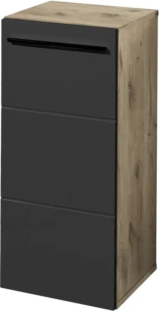 Unterschrank Vilstalsee ¦ schwarz ¦ Maße (cm): B: 34 H: 72 T: 31.0 Schränke > Badschränke > Bad-Unterschränke - Höffner