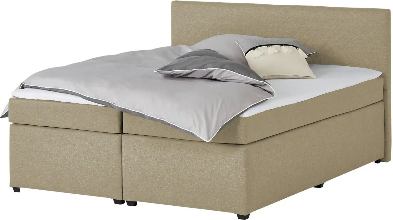 Boxspringbett Countess ¦ beige ¦ Maße (cm): B: 187 H: 104 Betten > Boxspringbetten - Höffner