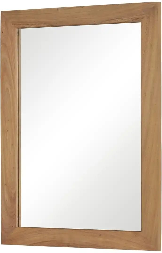 Spiegel 60 x 80 cm Chex ¦ holzfarben ¦ Glas,Aluminium ¦ Maße (cm): B: 60 H: 80 T: 2.5 Garderoben & Kleiderstangen > Gard...