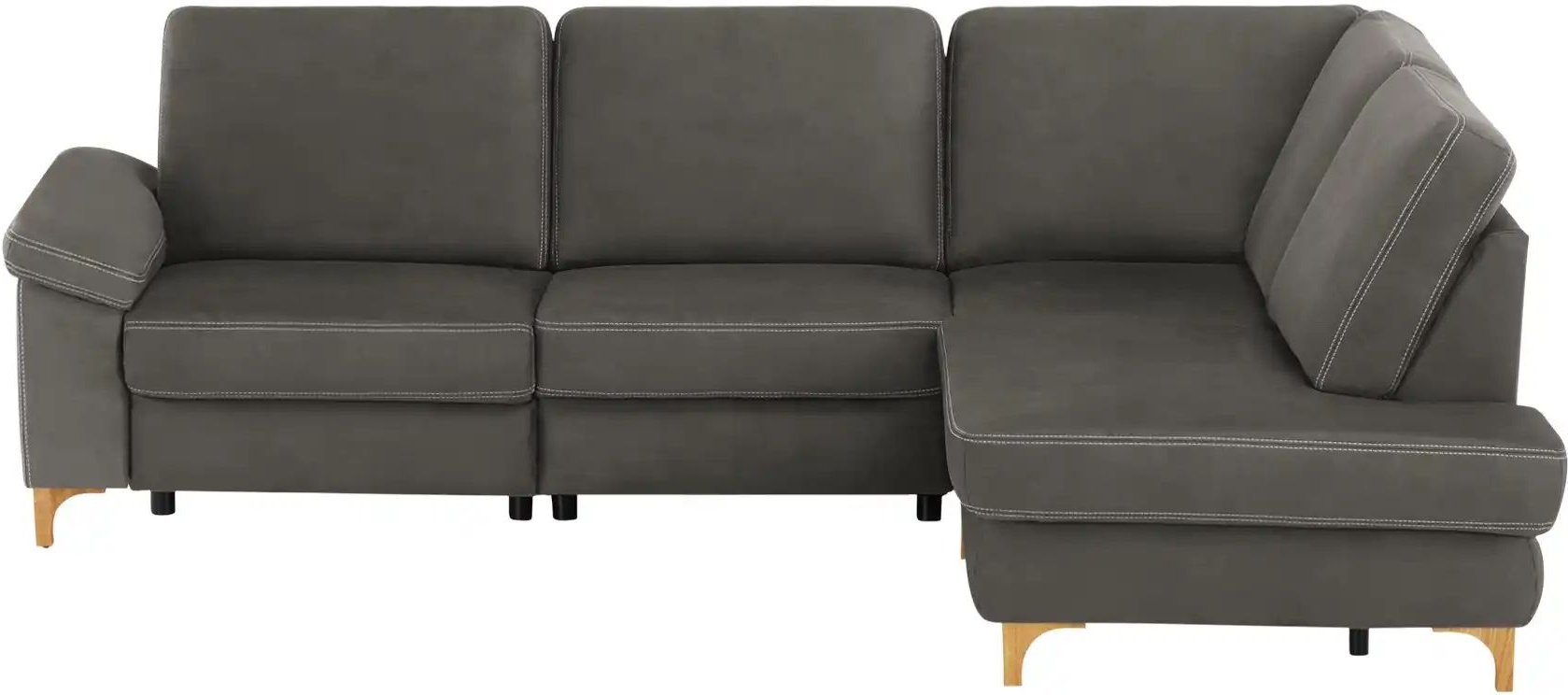 Max Schelling Ecksofa Maximum Plus ¦ grau ¦ Maße (cm): B: 257 H: 89 T: 200.0 Polstermöbel > Sofas > Ecksofas - Höffner