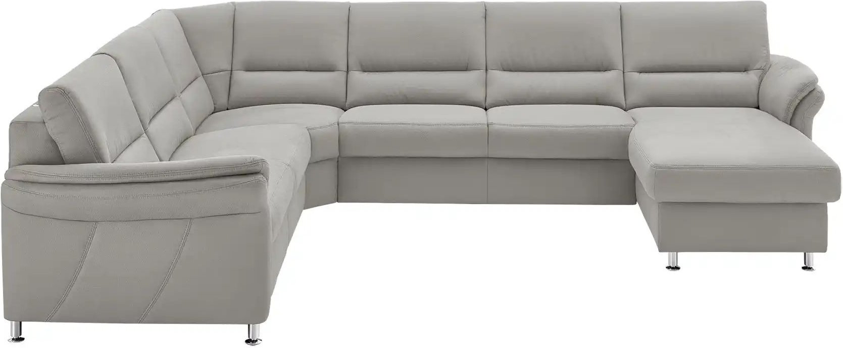 meinSofa Wohnlandschaft mit Boxspringpolsterung Donald ¦ grau ¦ Maße (cm): B: 330 H: 89 T: 173.0 Polstermöbel > Sofas >...