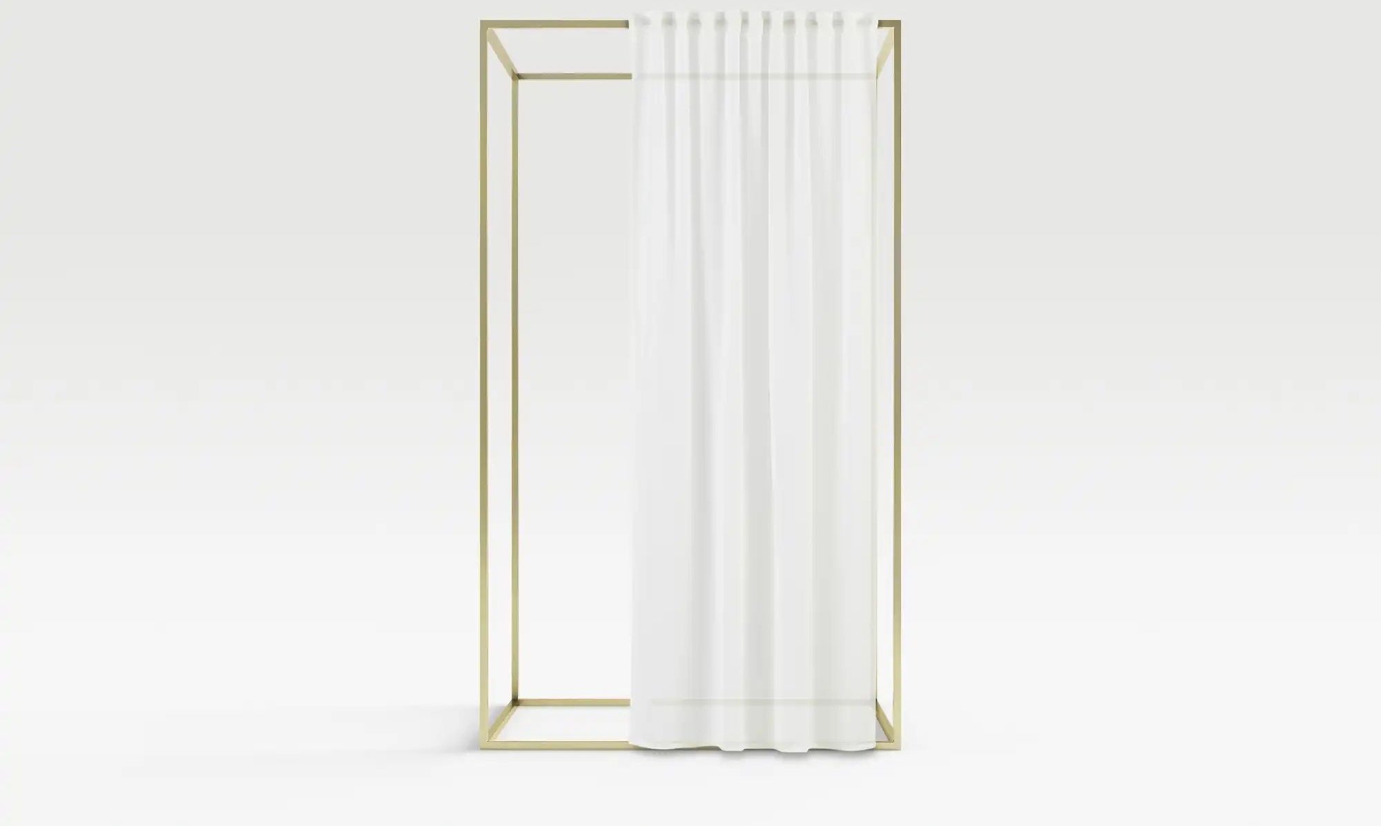 como Verdeckter Schlaufenschal Ines ¦ weiß ¦ Maße (cm): B: 140 H: 245 Gardinen & Rollos > Gardinen & Vorhänge > Schlauf...