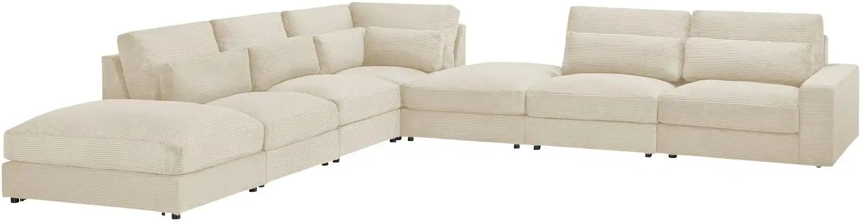 Ecksofa Branna ¦ creme ¦ Maße (cm): B: 412 H: 88 T: 386.0 Polstermöbel > Sofas > Modulsofas - Höffner