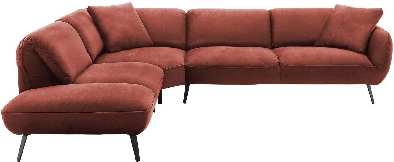 pop Ecksofa Ventus ¦ rot ¦ Maße (cm): B: 304 Polstermöbel > Sofas > Ecksofas - Höffner