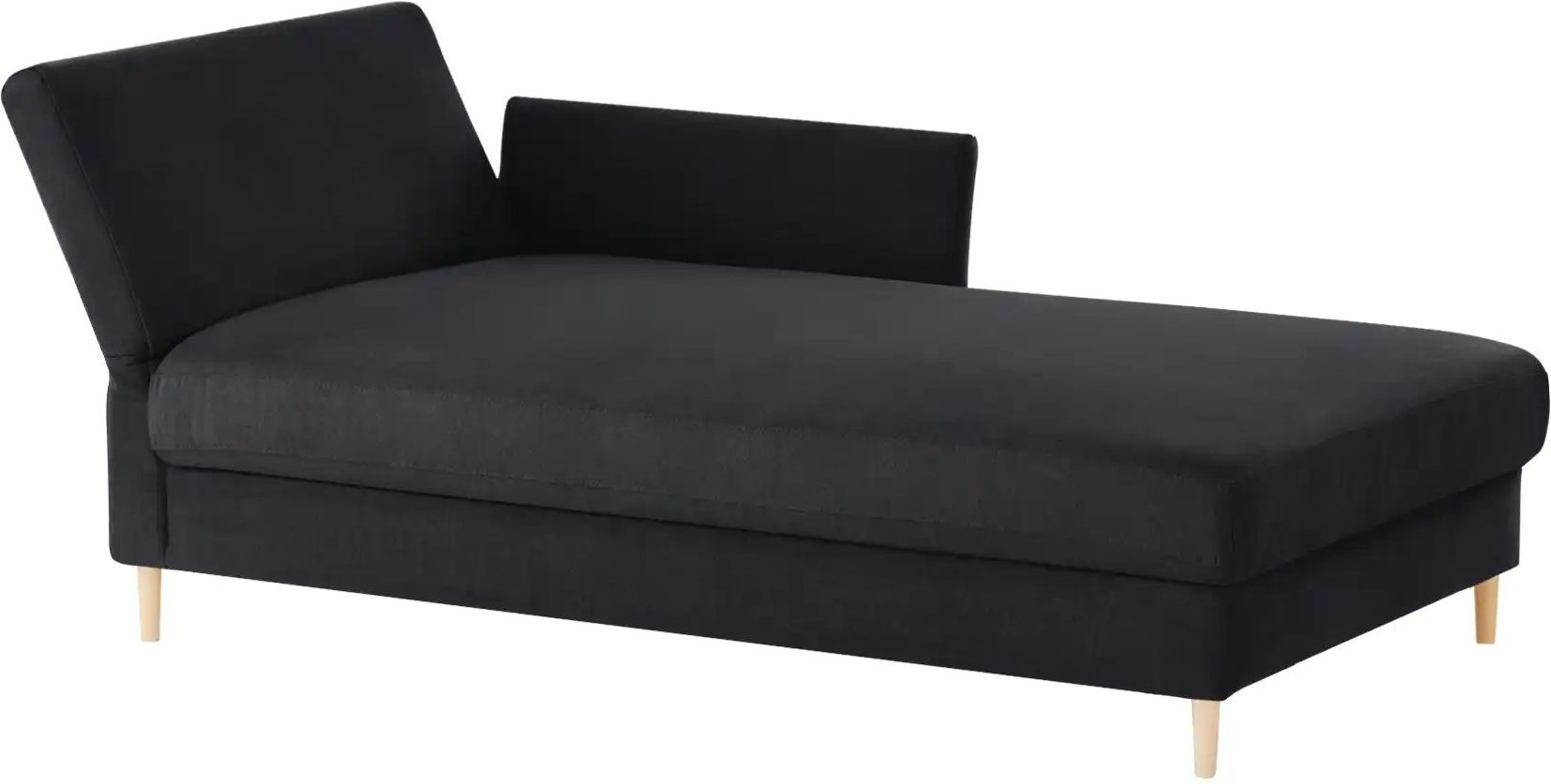 Thumbnail - nehl Liege Easy ¦ schwarz ¦ Maße (cm): B: 220 H: 80 T: 96.0 Polstermöbel > Ottomanen & Recamiere - Höffner