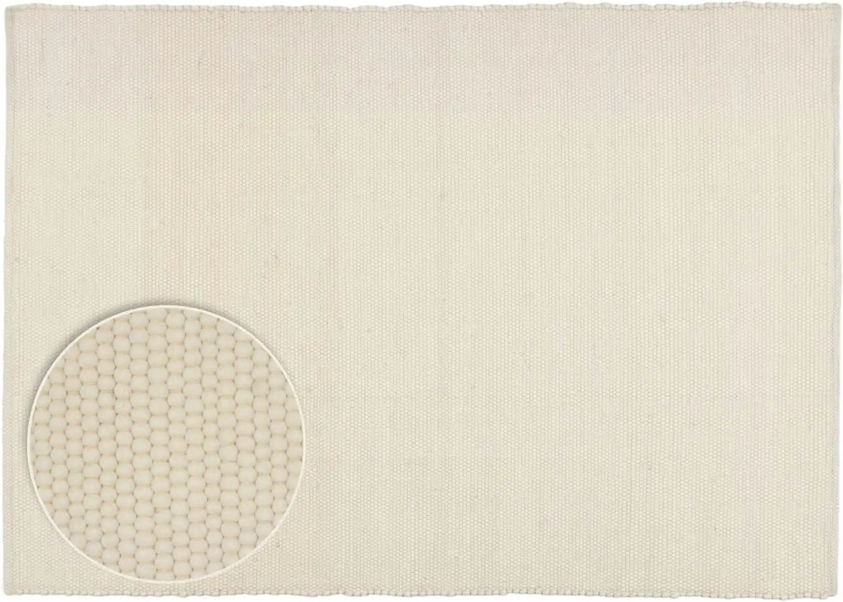 Thumbnail - THEKO Handwebteppich Alpen ¦ beige ¦ Wolle ¦ Maße (cm): B: 40 H: 1,2 Teppiche > Wohnteppiche - Höffner