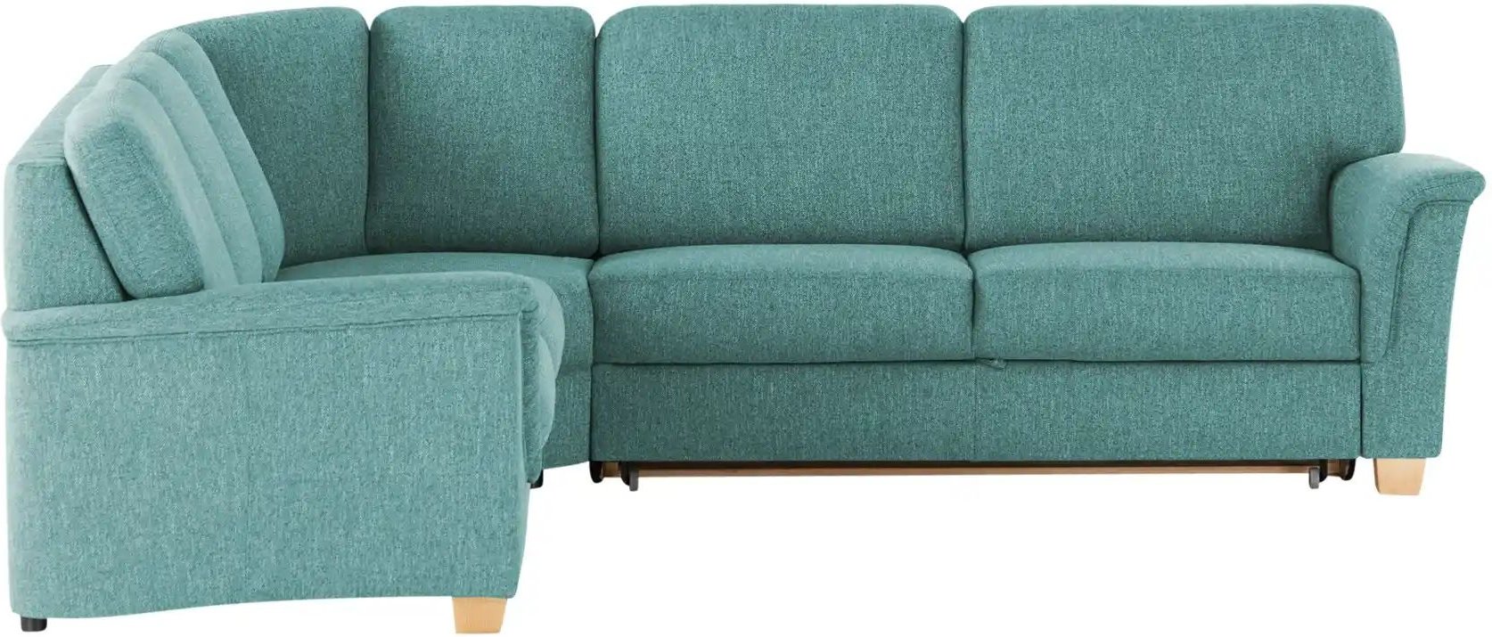 smart Ecksofa Valencia ¦ türkis/petrol ¦ Maße (cm): B: 242 H: 90 T: 272.0 Polstermöbel > Sofas > Ecksofas - Höffner