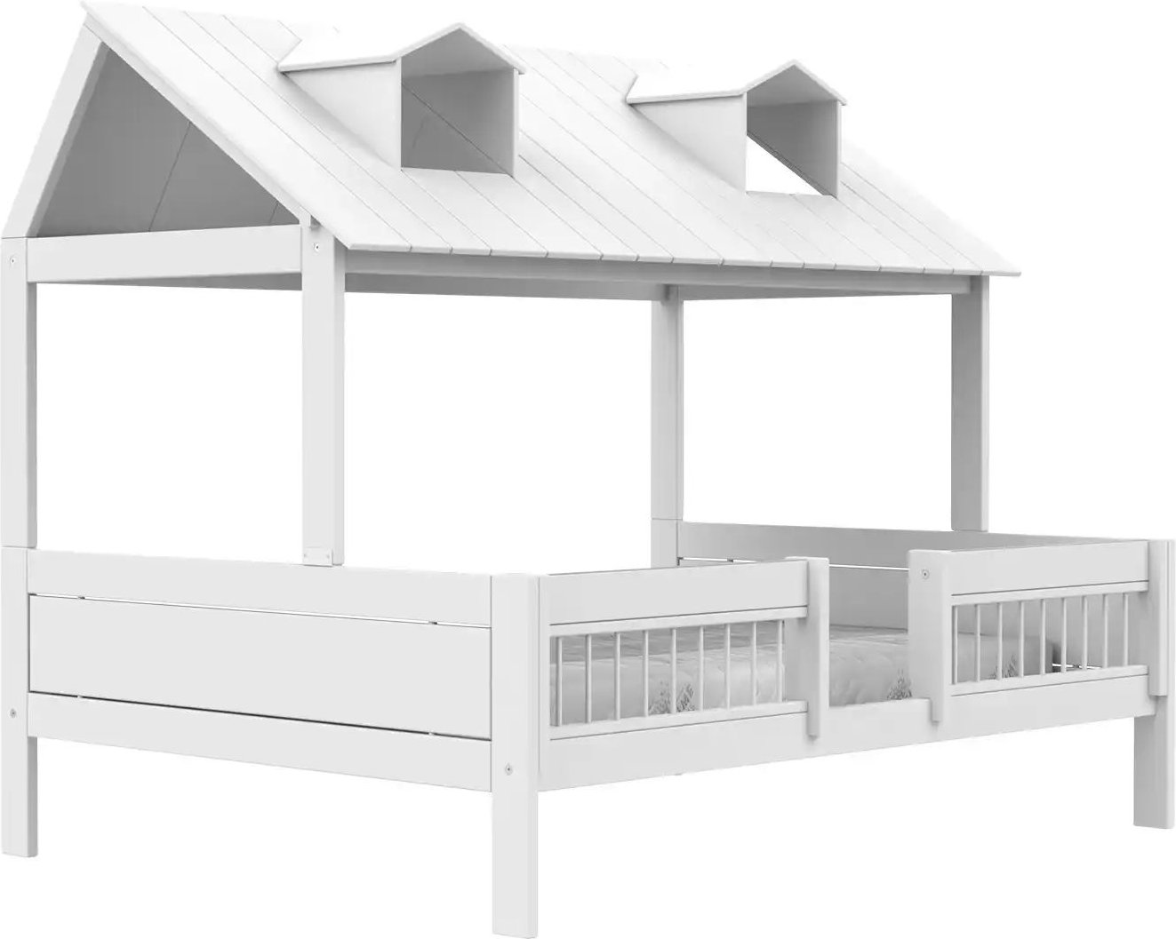 Thumbnail - Lifetime Hausbett140cm Beach House ¦ weiß ¦ Maße (cm): B: 211 H: 177 T: 102.0 Betten > Bettgestelle - Höffner