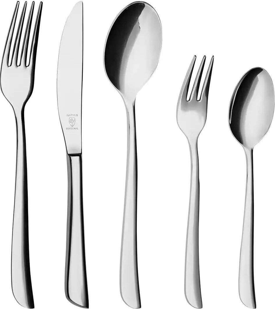 Justinus Besteckset Twist ¦ silber ¦ Edelstahl Besteck > Besteck-Sets - Höffner