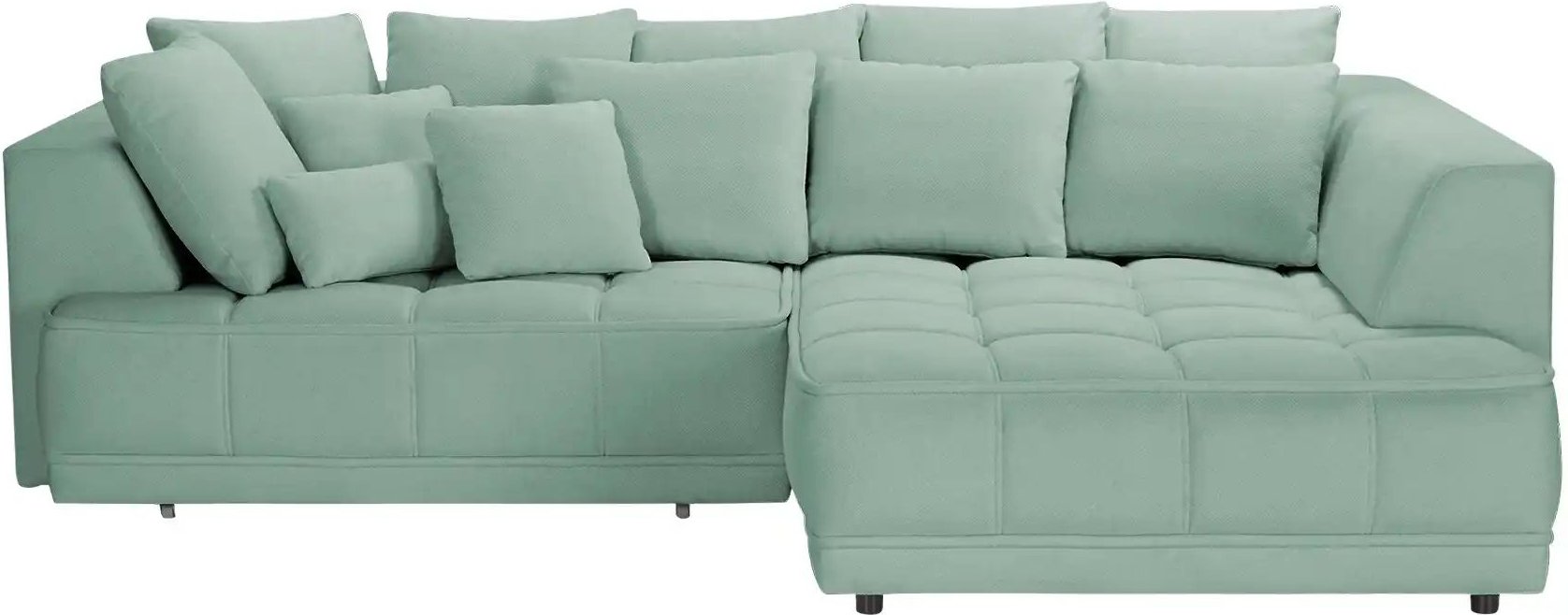 switch Ecksofa Tiga ¦ grün ¦ Maße (cm): B: 285 H: 88 T: 205.0 Polstermöbel > Sofas > Ecksofas - Höffner