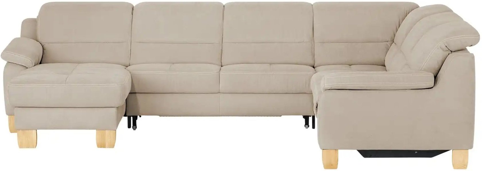 meinSofa Wohnlandschaft aus Mikrofaser Hanna ¦ braun ¦ Maße (cm): B: 322 H: 84 T: 264.0 Polstermöbel > Sofas > Schlafsof...