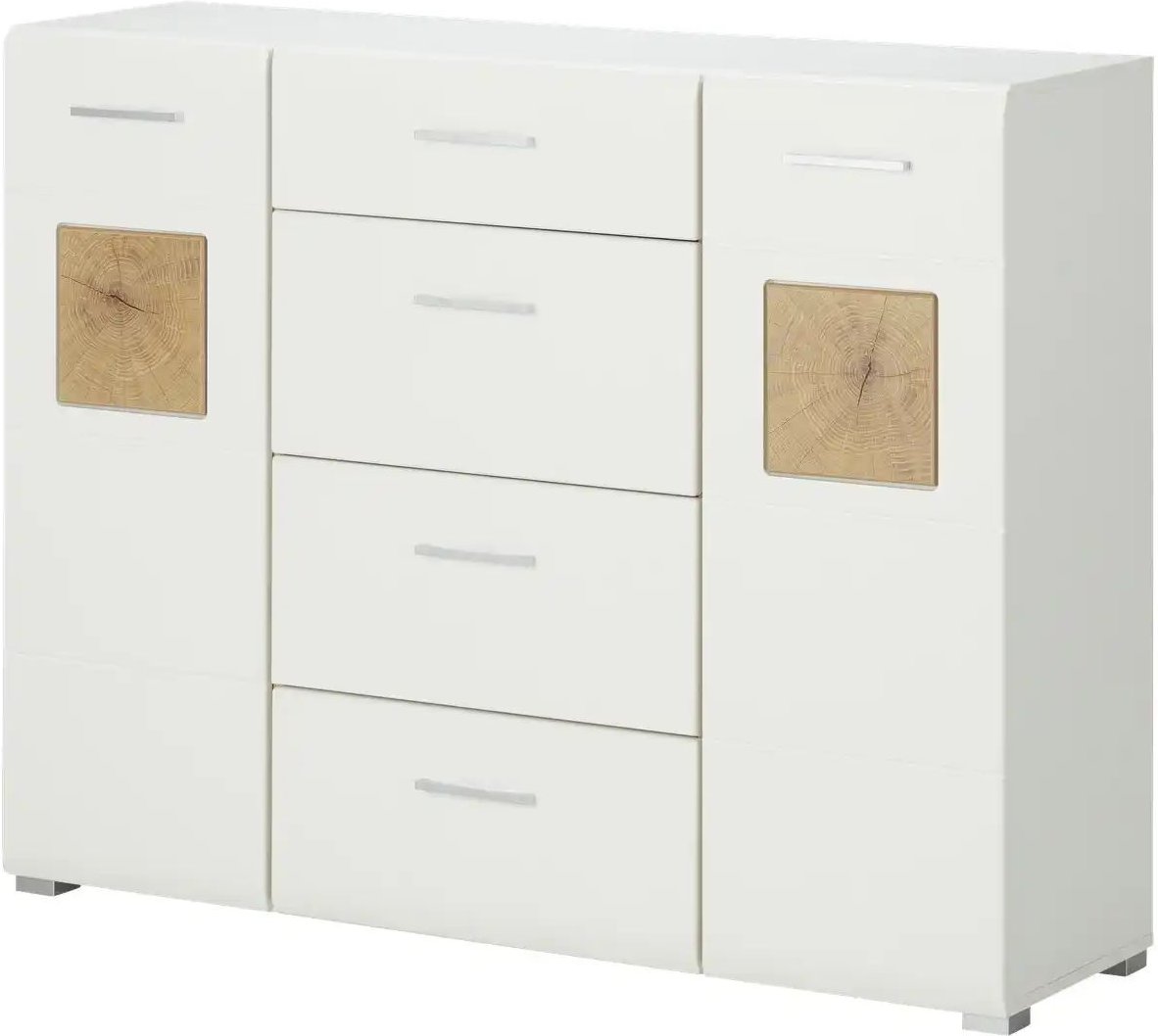 Kommode Cortina ¦ weiß ¦ Maße (cm): B: 140 H: 109 T: 40.0 Kommoden & Sideboards > Kommoden - Höffner