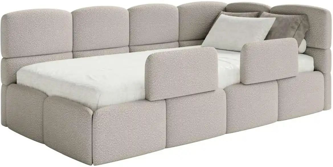 Thumbnail - Selsey Polsterliege mit Matratze und Rausfallschutz Cloudy ¦ beige ¦ Maße (cm): B: 220 H: 88 Kindermöbel > Kinderbetten ...