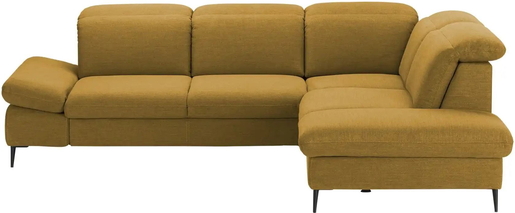 uno Ecksofa  Serra ¦ gelb ¦ Maße (cm): B: 268 H: 81 T: 215.0 Polstermöbel > Sofas > Ecksofas - Höffner