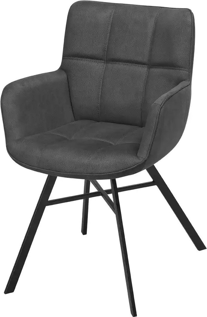 uno Armlehnstuhl Marcon ¦ grau ¦ Maße (cm): B: 59 H: 85,5 T: 65.0 Stühle > Esszimmerstühle > Esszimmerstühle mit Armleh...