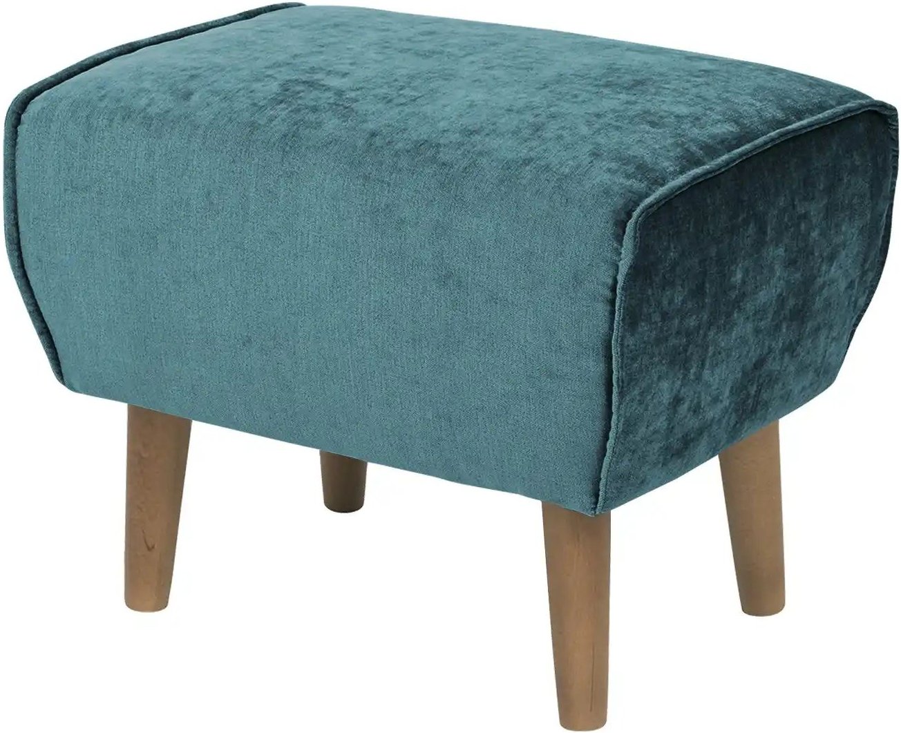 SOHO Hocker Ellinor ¦ türkis/petrol ¦ Maße (cm): B: 56 H: 46 T: 41.0 Polstermöbel > Hocker - Höffner