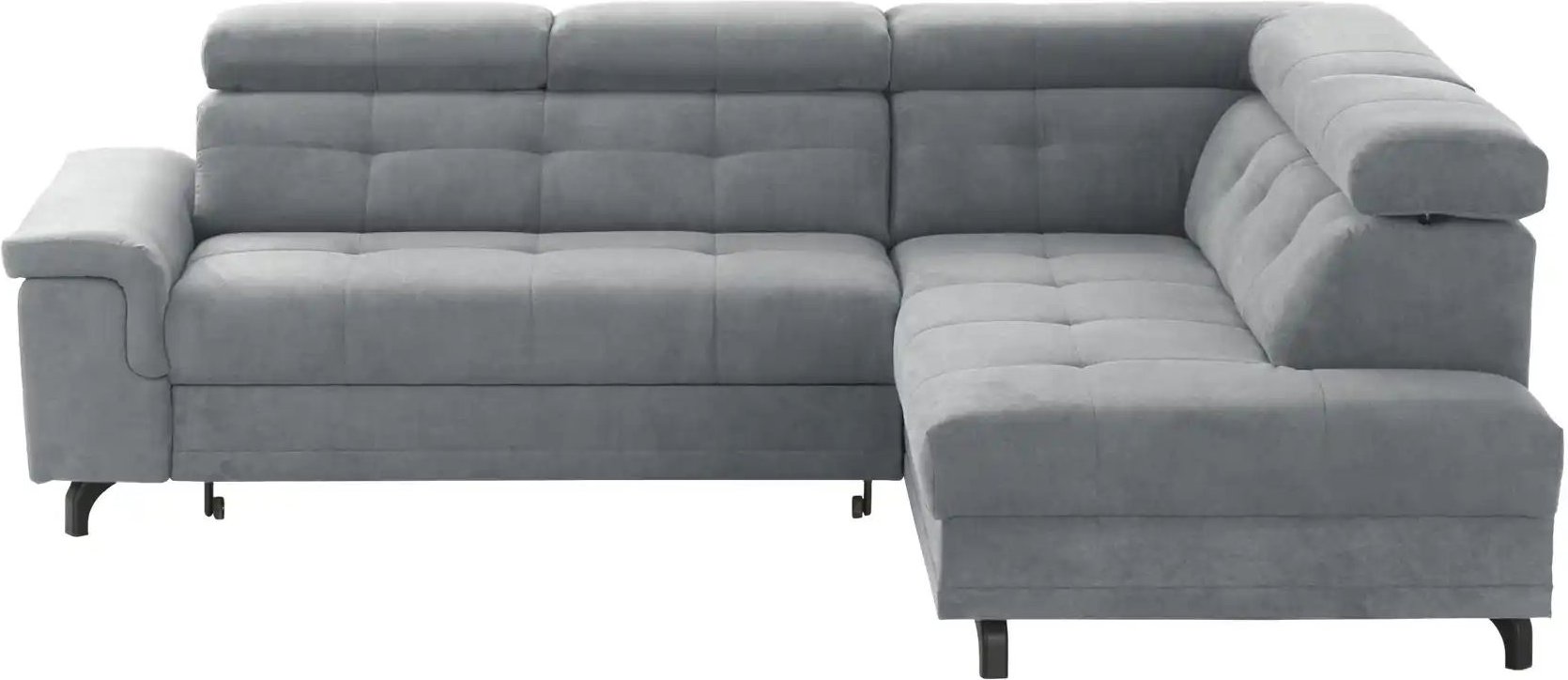 Ecksofa Frieda ¦ grau ¦ Maße (cm): B: 271 H: 87 T: 207.0 Polstermöbel > Sofas > 3-Sitzer - Höffner