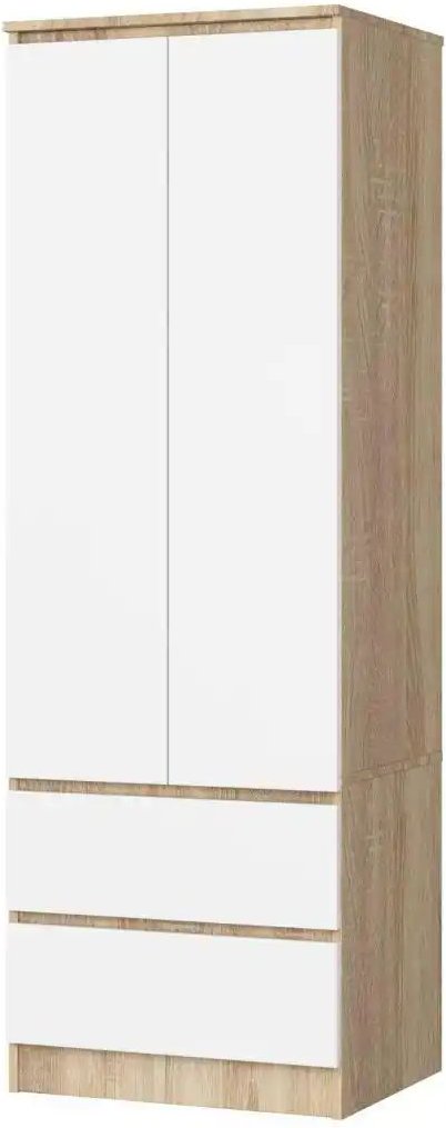 Drehtürenschrank mit 2 Schubladen Sina ¦ mehrfarbig ¦ Maße (cm): B: 60 H: 180 Schränke > Kleiderschränke > Drehtürenschr...