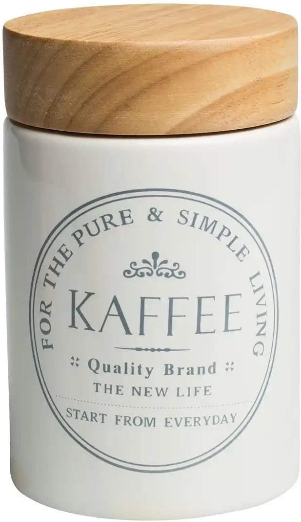 KHG Aufbewahrungsdose Kaffee ¦ weiß ¦ Maße (cm): H: 16 Ø: 10 Küchenzubehör & Helfer > Küchenhelfer - Höffner