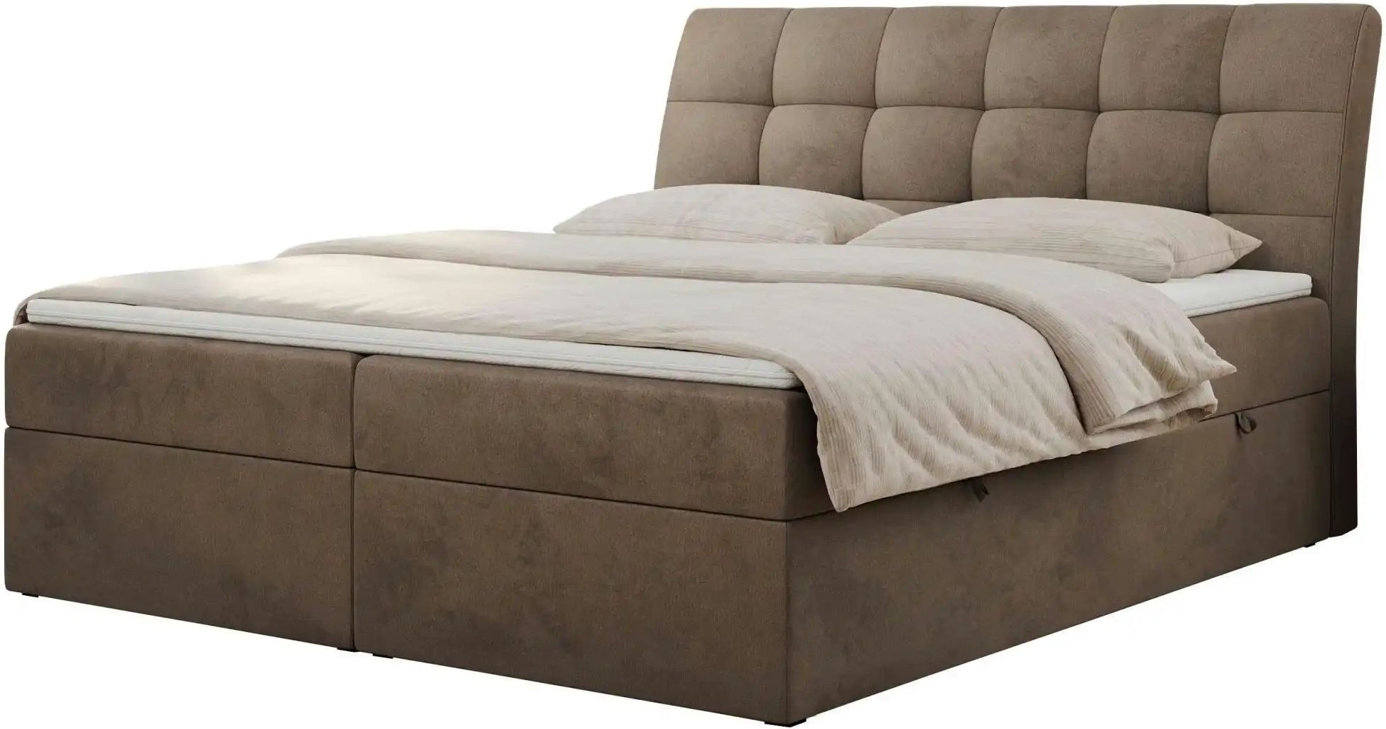 Boxbett mit Bettkasten Diegos ¦ braun ¦ Maße (cm): B: 180 H: 118 Betten > Komfortbetten - Höffner
