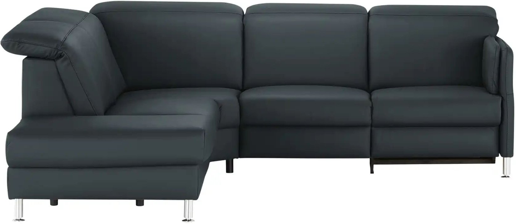 meinSofa Leder-Ecksofa Leon ¦ blau ¦ Maße (cm): B: 259 H: 83 T: 236.0 Polstermöbel > Sofas > 3-Sitzer - Höffner