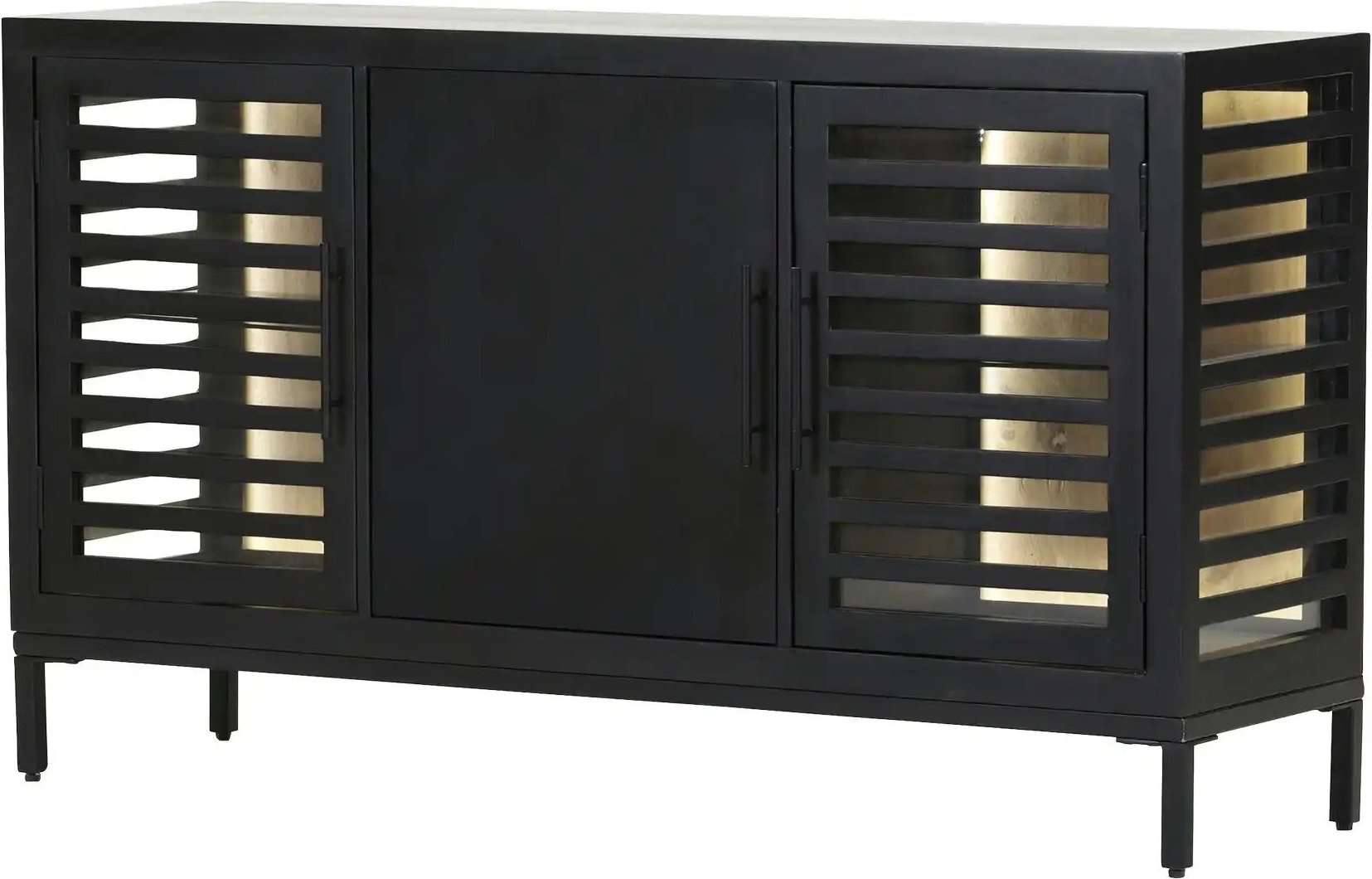 Sideboard Masca ¦ schwarz ¦ Maße (cm): B: 140 H: 80 T: 43.0 Kommoden & Sideboards > Sideboards - Höffner