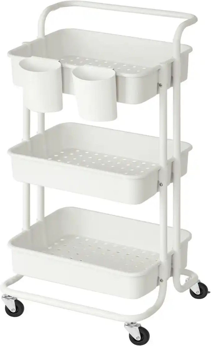 Servierwagen ¦ weiß ¦ Maße (cm): B: 42,5 H: 86,3 Tische > Servierwagen - Höffner
