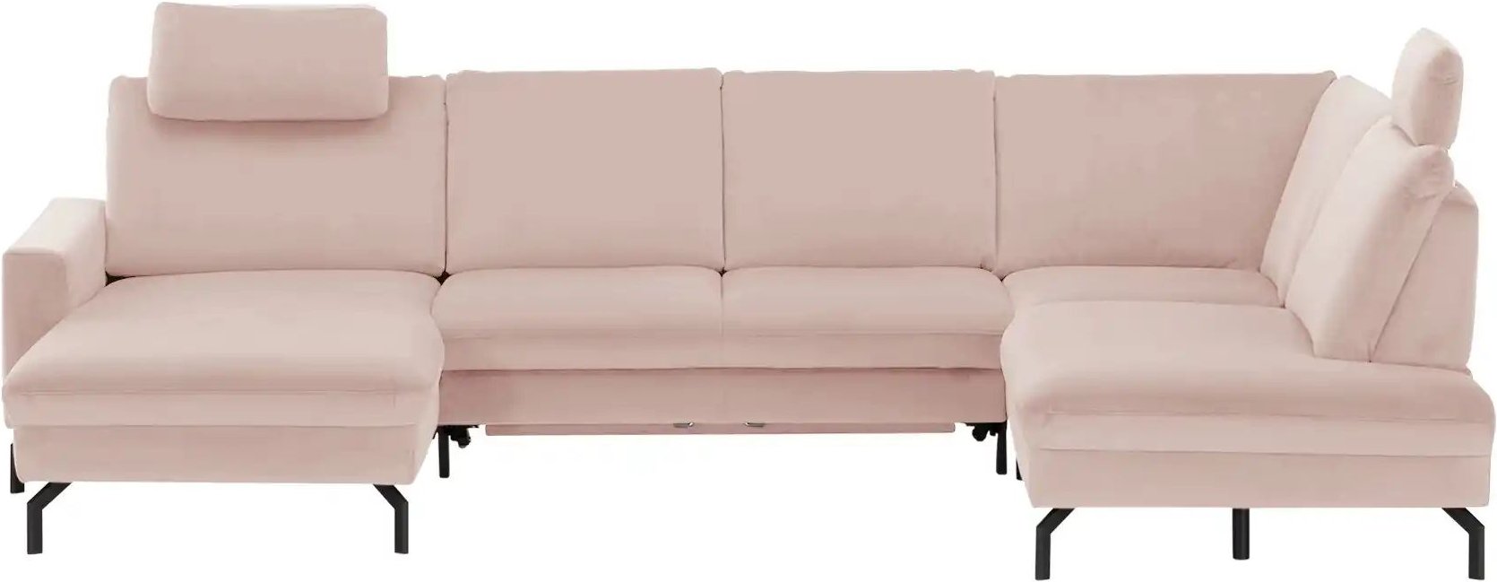 meinSofa Wohnlandschaft  Grace ¦ rosa/pink ¦ Maße (cm): B: 332 H: 89 T: 220.0 Polstermöbel > Sofas > Schlafsofas - Höffn...