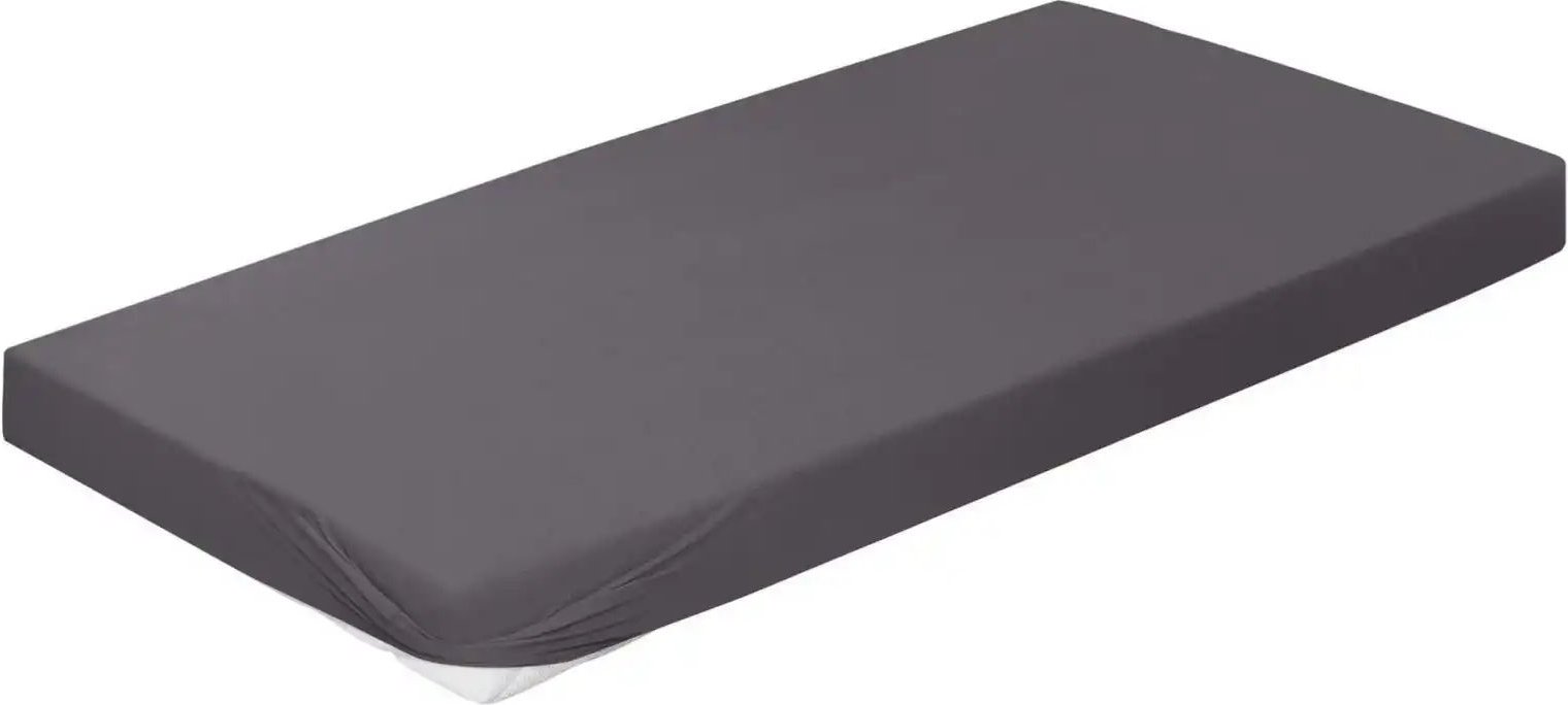 Bierbaum Jersey Spannbetttuch ¦ schwarz ¦ Maße (cm): B: 100 H: 1 Bettwaren > Bettlaken - Höffner