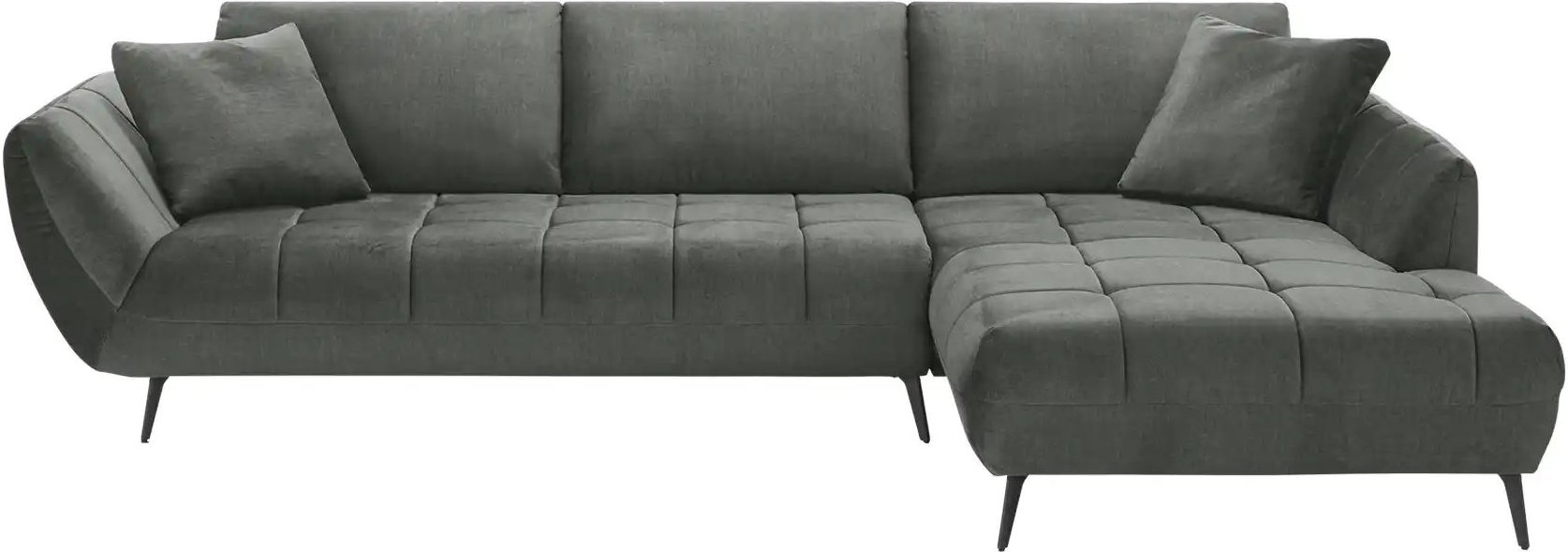 bobb Ecksofa mit Sitztiefenverstellung Carly ¦ grau ¦ Maße (cm): B: 313 H: 90 T: 215.0 Polstermöbel > Sofas > Ecksofas -...