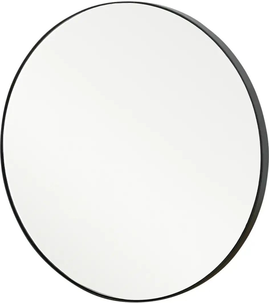 Roomers Spiegel Pannone ¦ schwarz ¦ Metall,Glas ¦ Maße (cm): T: 2.2 Ø: 40 Garderoben & Kleiderstangen > Garderoben Spi...