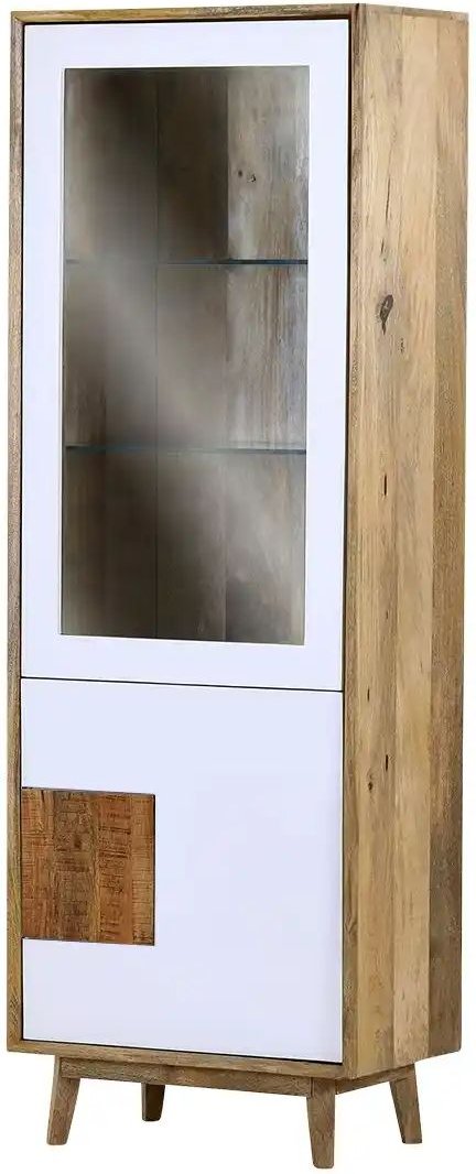 Vitrine Cabinet ¦ holzfarben ¦ Maße (cm): B: 65 H: 188 T: 40.0 Schränke > Vitrinen - Höffner